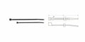Colliers nylon BIHR 7,6x250mm noir 100 pièces