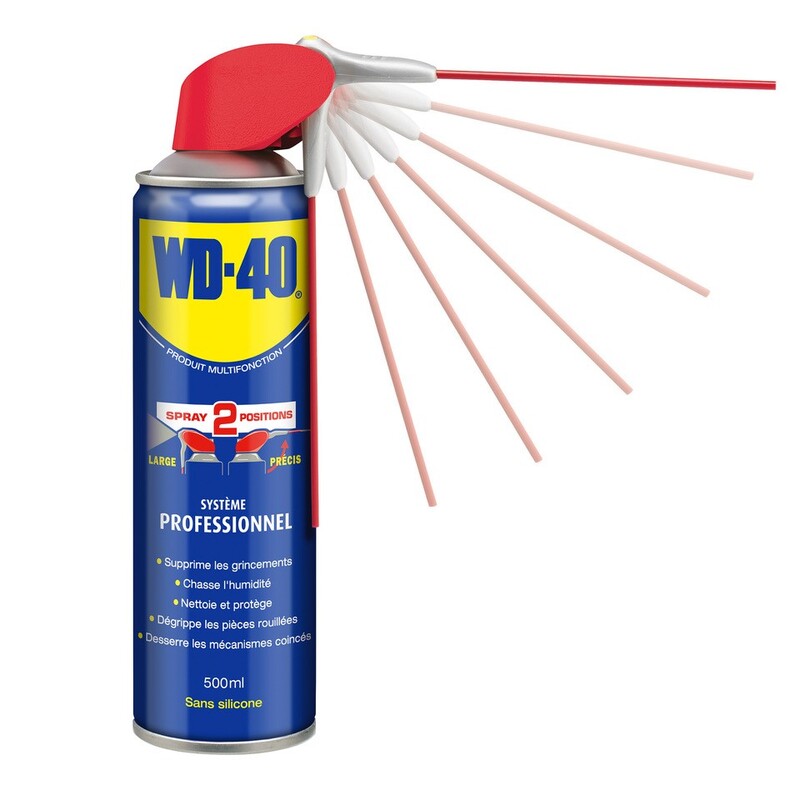 Aérosol WD-40 Système Pro 500ml
