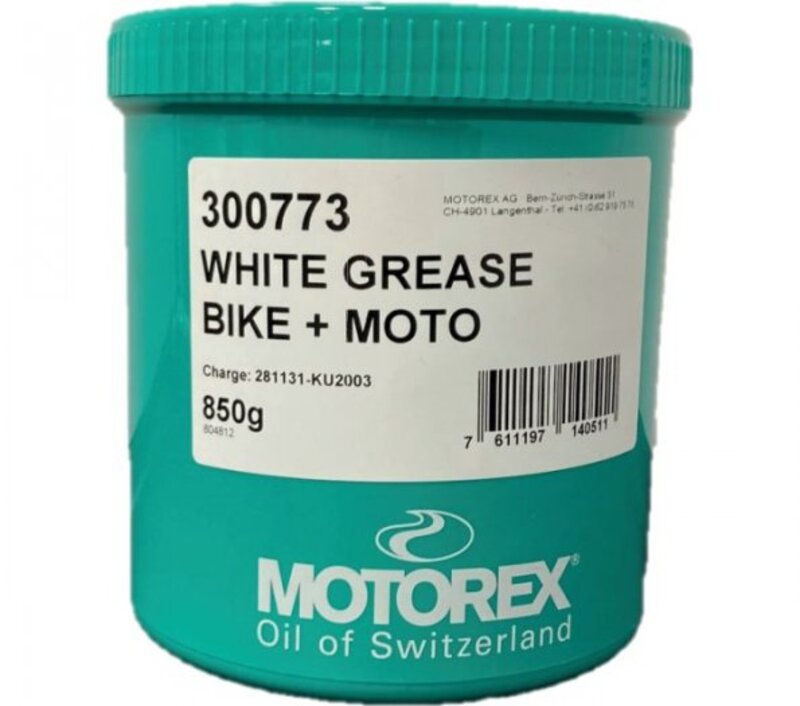 Graisse blanche au lithium MOTOREX White Grease 628 - 850g