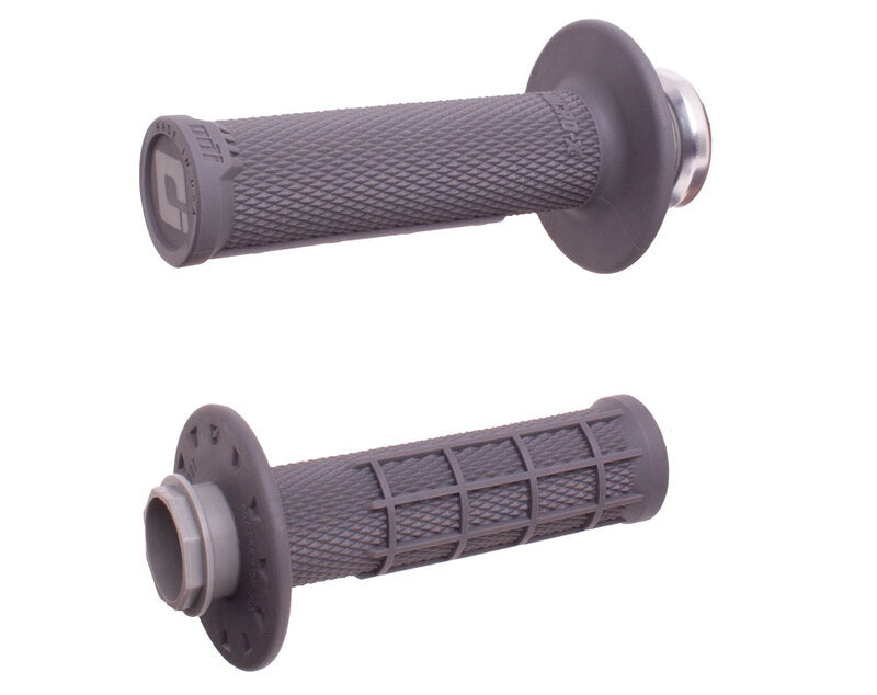 Revêtements ODI Micro-X Lock-On semi-gaufré - graphite/argent