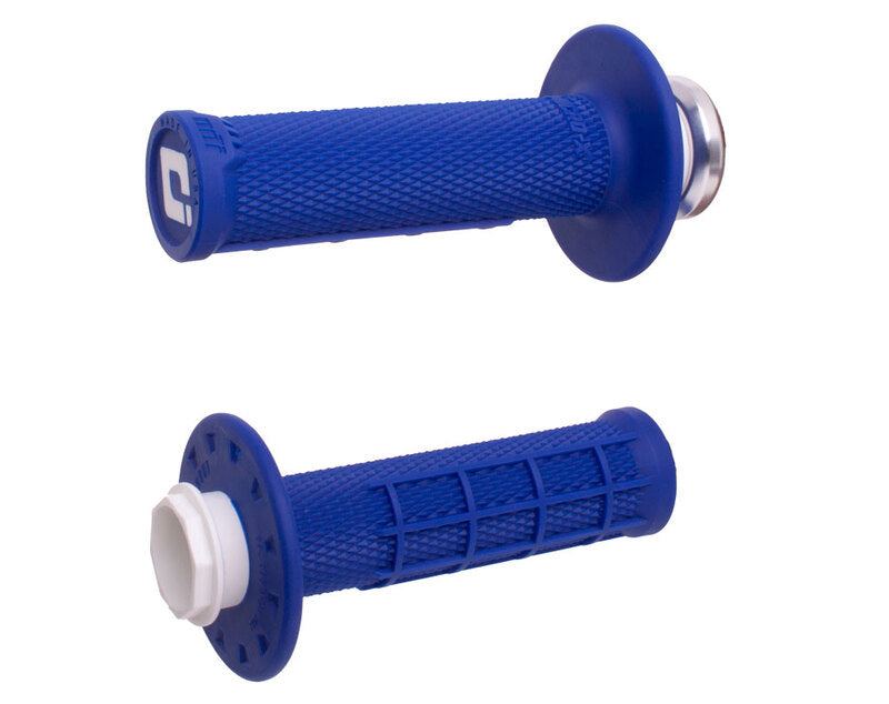 Revêtements ODI Micro-X Lock-On semi-gaufré - bleu/noir