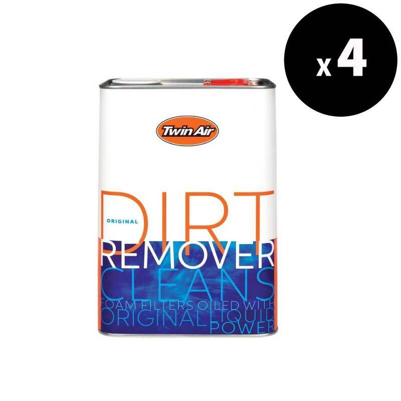 Nettoyant filtre à air TWIN AIR Liquid Dirt Remover - bidon 4L x4
